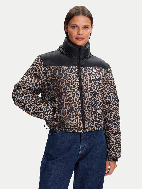 

Зимняя куртка relaxed fit DW0DW21967 Tommy Jeans, коричневый
