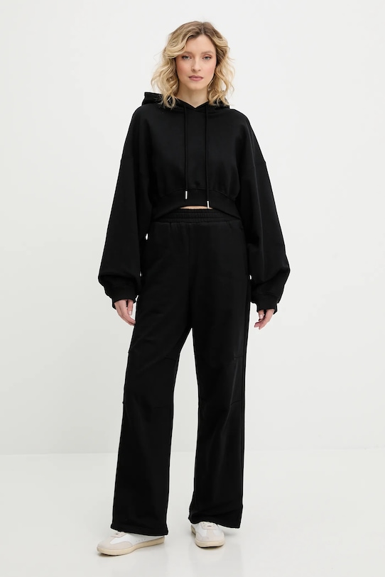 

Хлопковый спортивный костюм Answear.Lab, черный