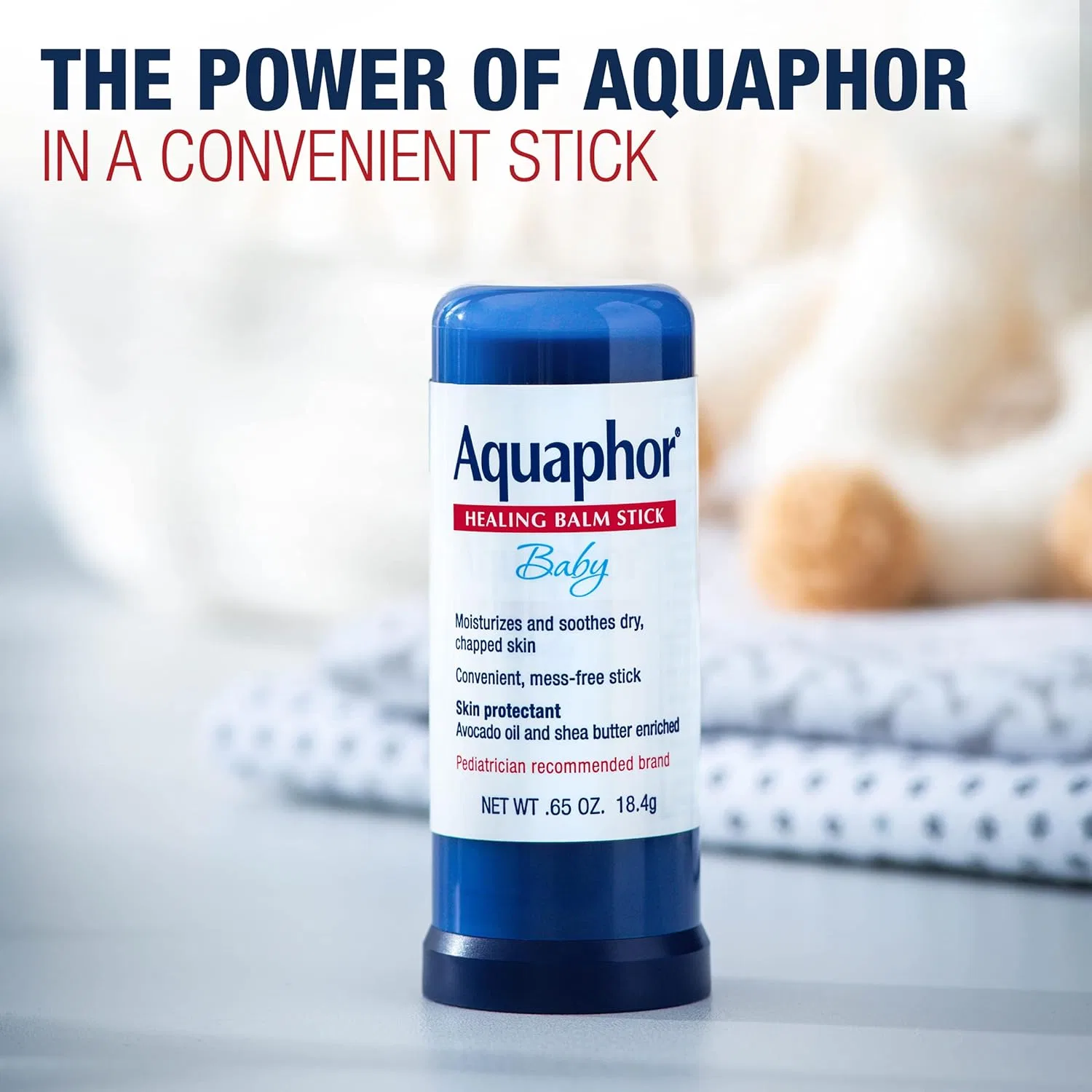 Детский заживляющий бальзам-стик с маслом авокадо и ши от Aquaphor Aquaphor — фото 2