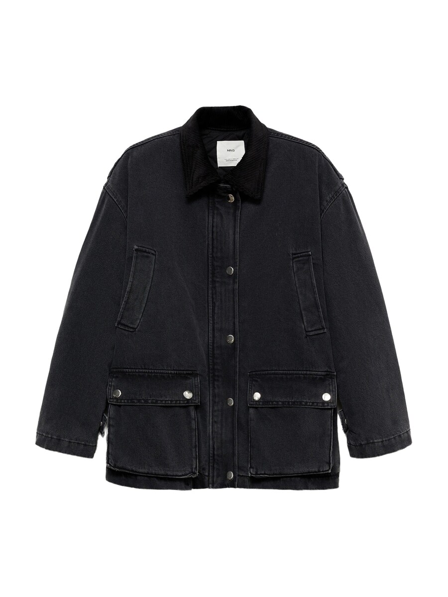 

Куртка межсезонная MANGO Suzie, цвет Black/Black denim