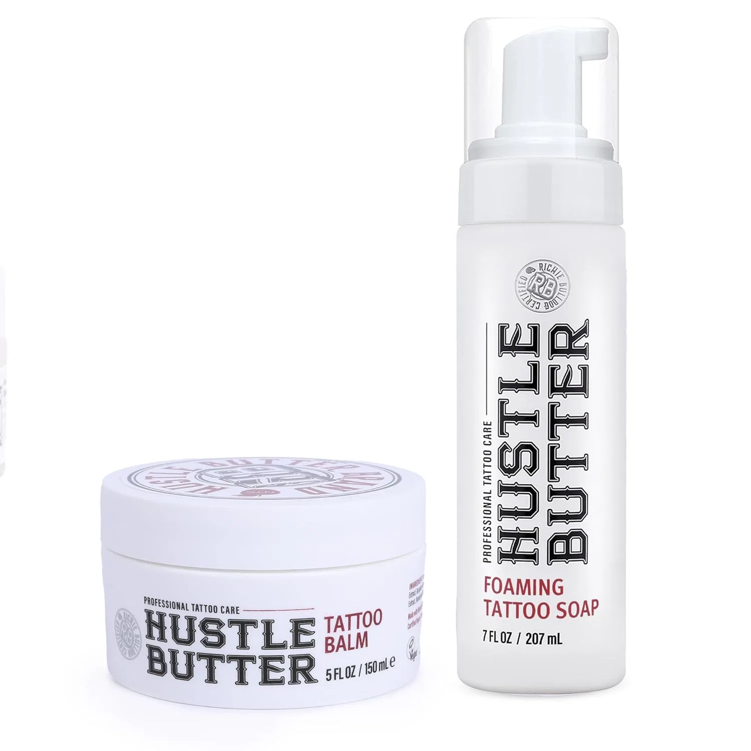 Набор для ухода за татуировками Hustle Butter Deluxe 150 мл и Hustle Butter Foaming Tattoo Soap 207 мл Hustle Butter Deluxe