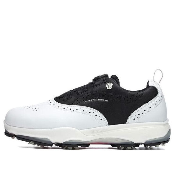 

Кроссовки golf oxford spike sneakers 'white black' Fila, белый