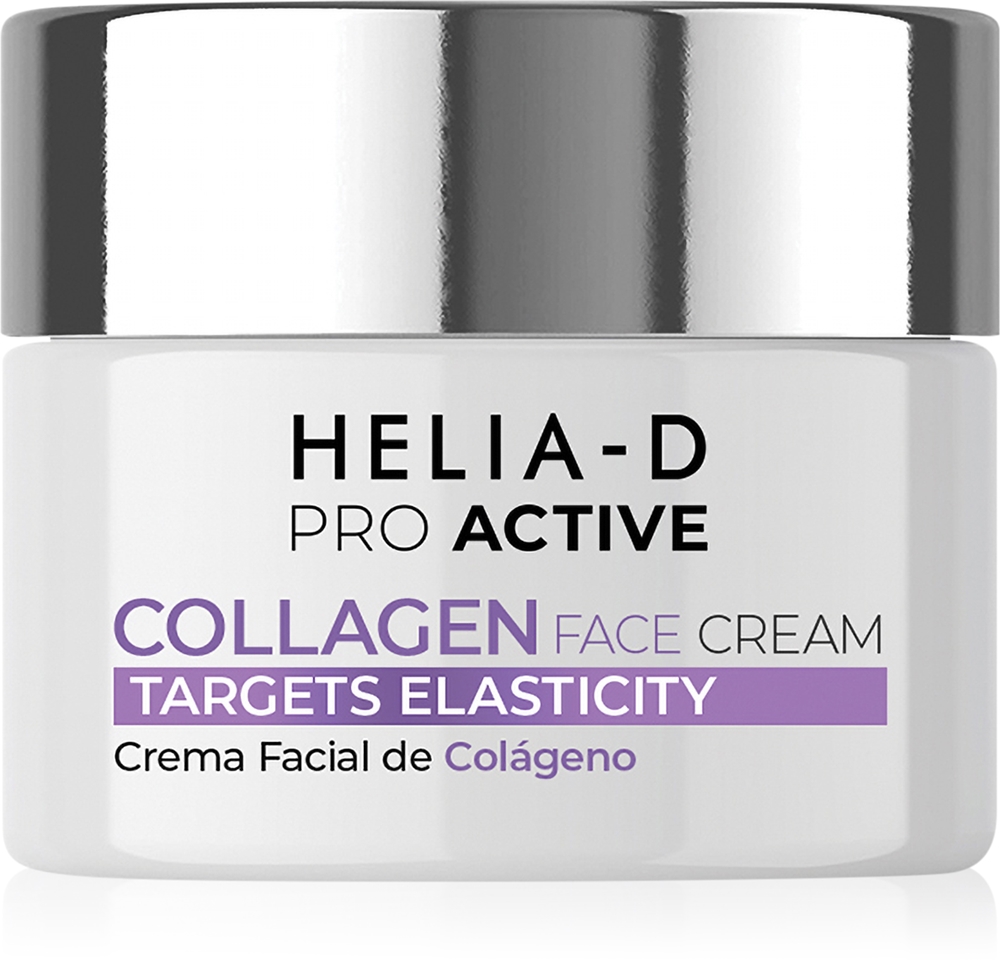 

Крем для лица Pro Active с коллагеном повышает эластичность кожи Helia-D, 50 мл