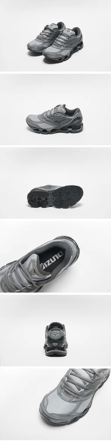 Мужские серые кроссовки Wave Prophecy LS от Mizuno — фото 2