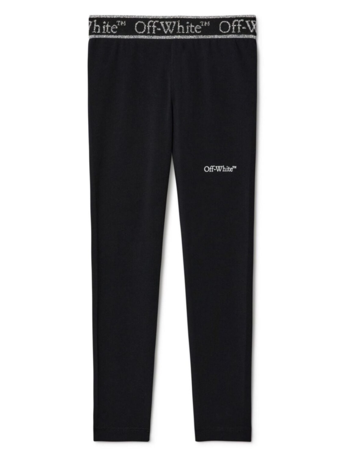 

Off-White Kids легинсы Bookish Logo Band, черный
