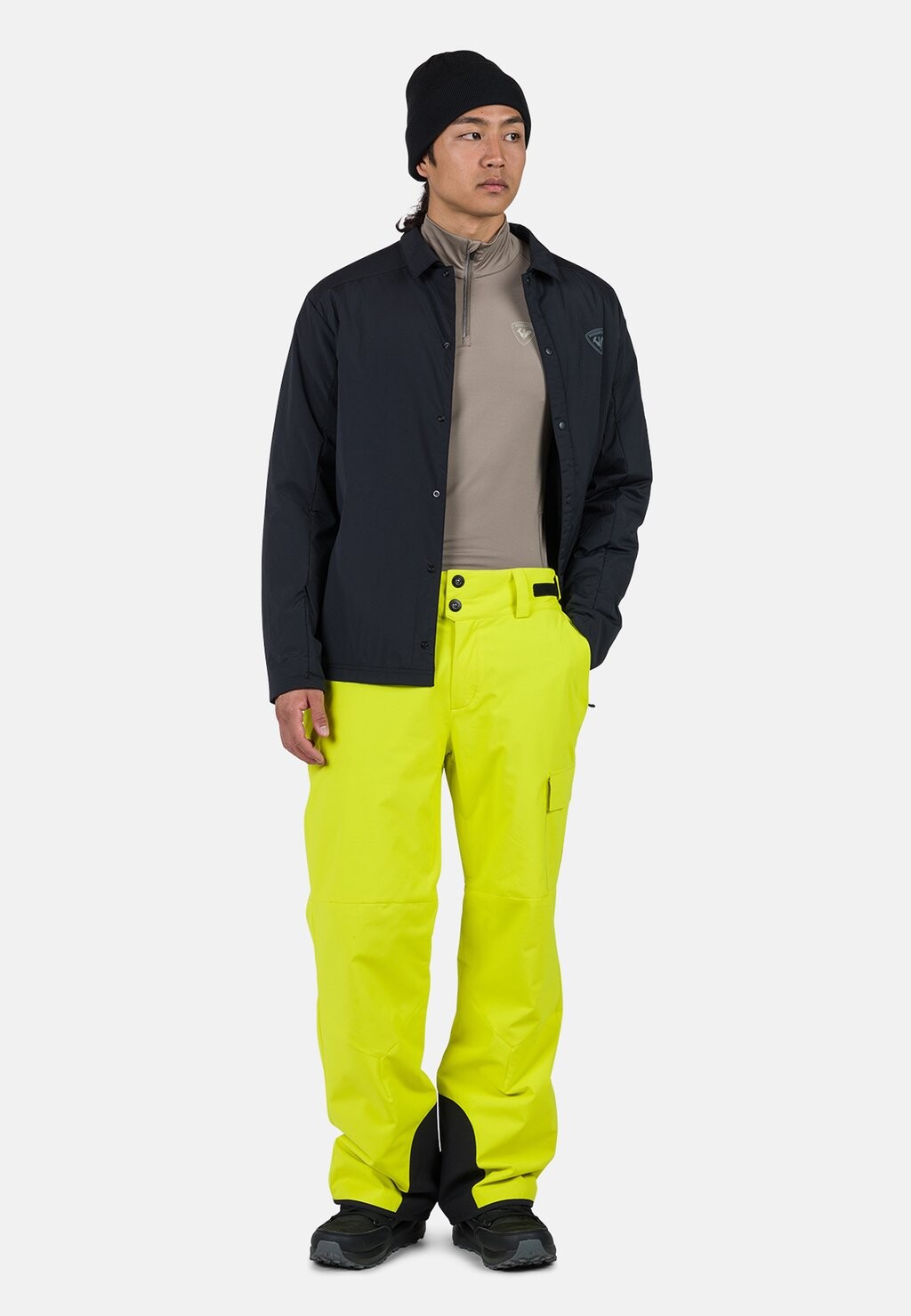 

Топ с длинными рукавами CLASSIQUE HALF-ZIP Rossignol, бежевый