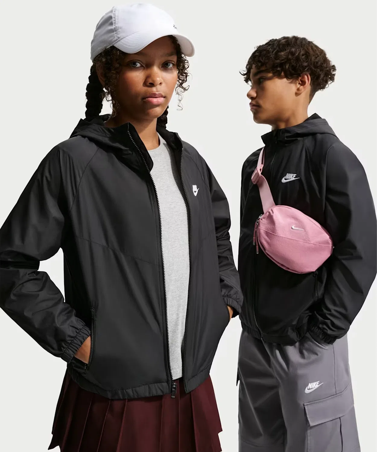Куртка Nike K NSW RPL WR HD JKT для детей, чёрная