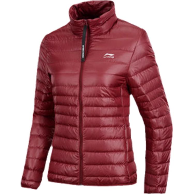 

Женская куртка-пуховик LiNing Sports Fashion Collection, темно-каштановый, красный