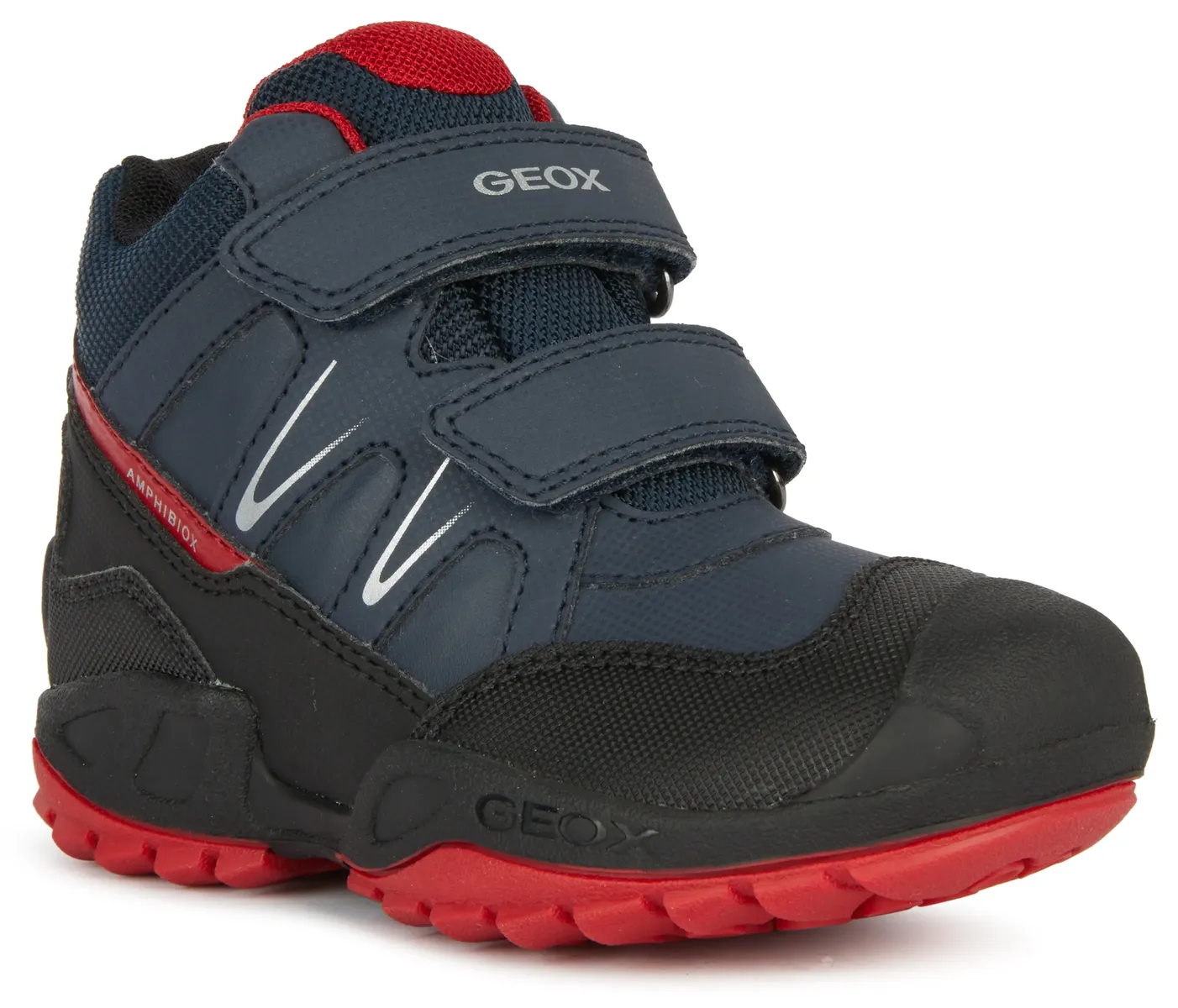 

Зимние ботинки Geox "J NEW SAVAGE BOY B ABX" с водоотталкивающей мембраной TEX, красный
