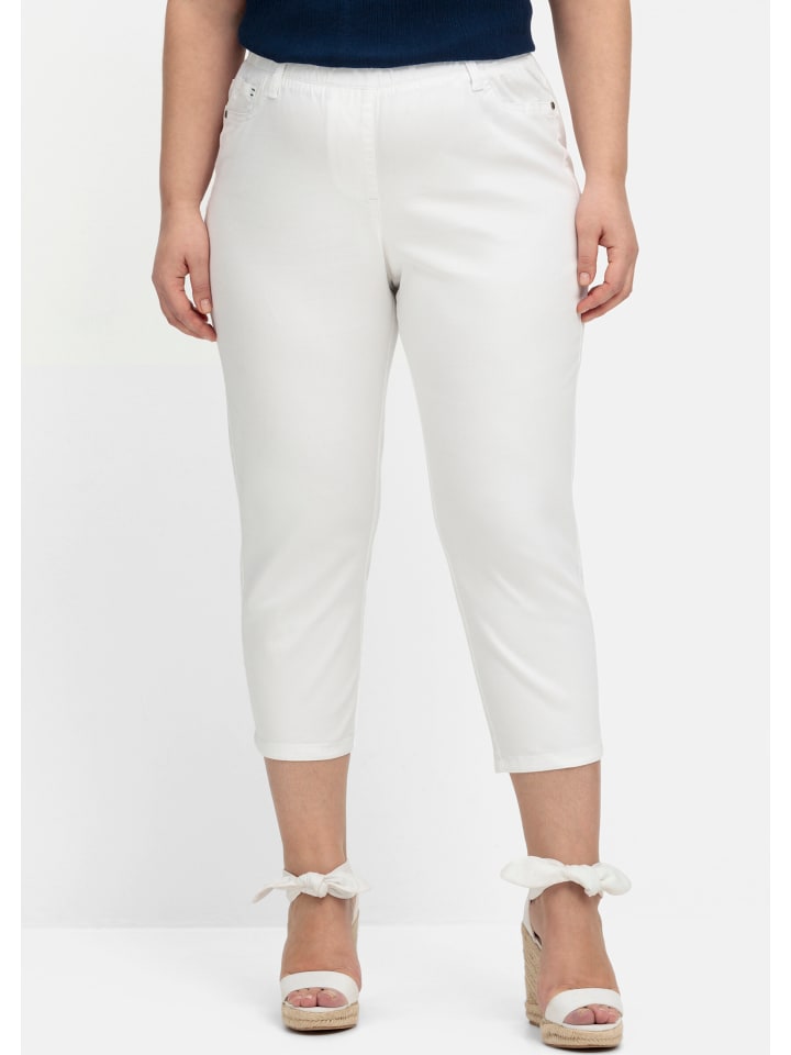 

Тканевые шорты sheego, белый