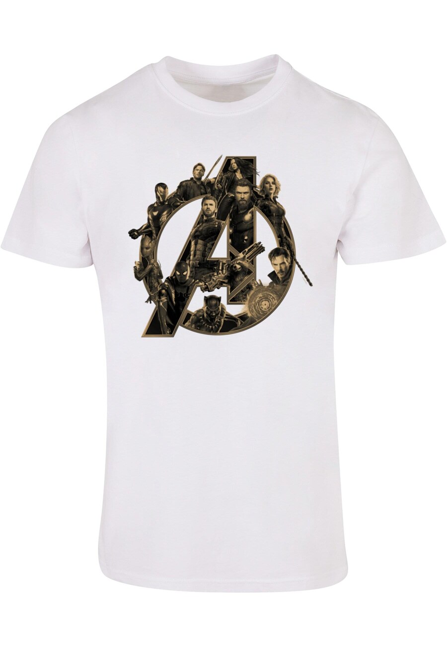 

Классическая футболка ABSOLUTE CULT Shirt Avengers Infinity War - Logo, белый