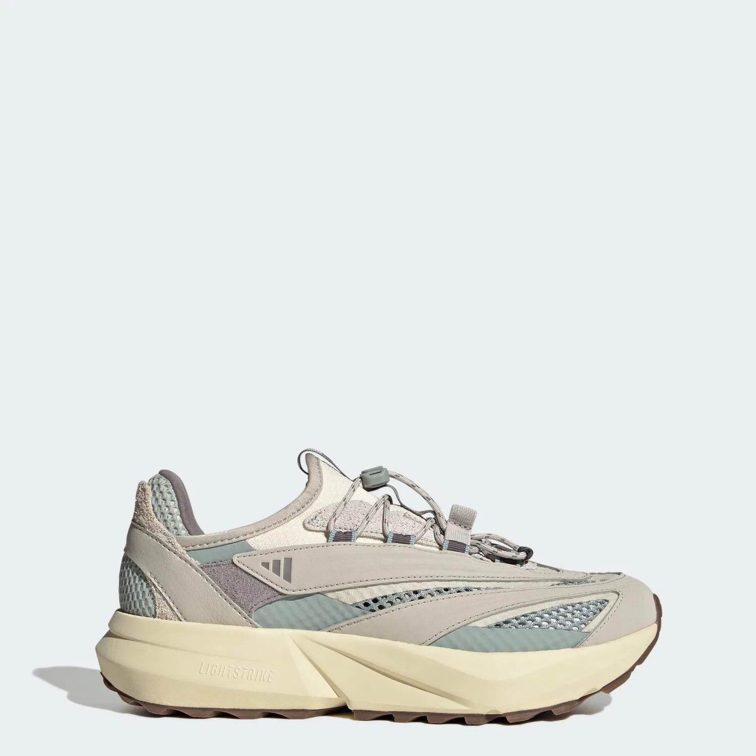 Мужские бежевые беговые кроссовки Lightblaze Vista от Adidas — фото 2
