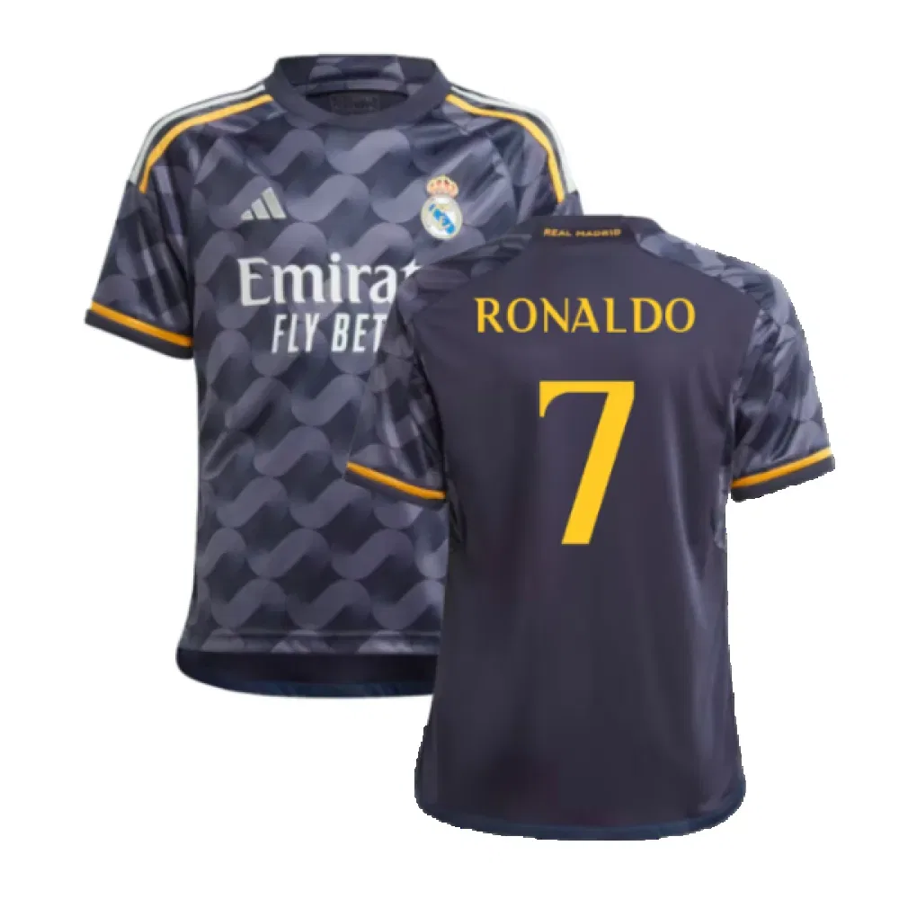 Футбольная футболка Real Madrid Ronaldo No 7 2023/24, темно-синий