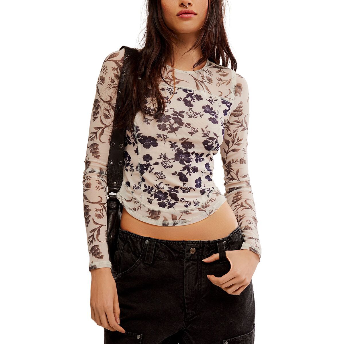 

Блузка с длинным рукавом Bettys garden Free People, мультиколор