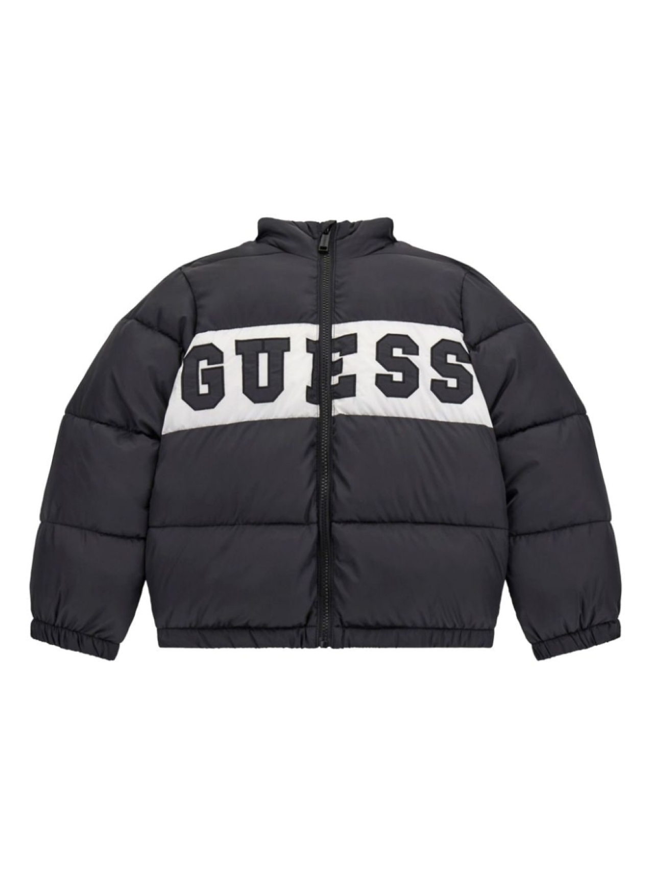 

Guess kids куртка с логотипом, черный