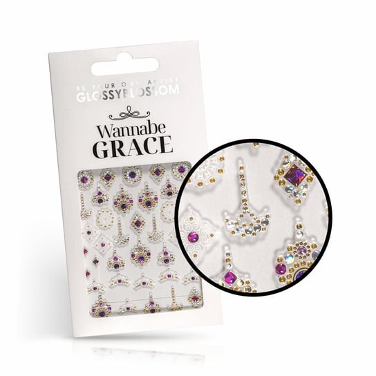 

Наклейки для ногтей, Королева фиалок Silcare