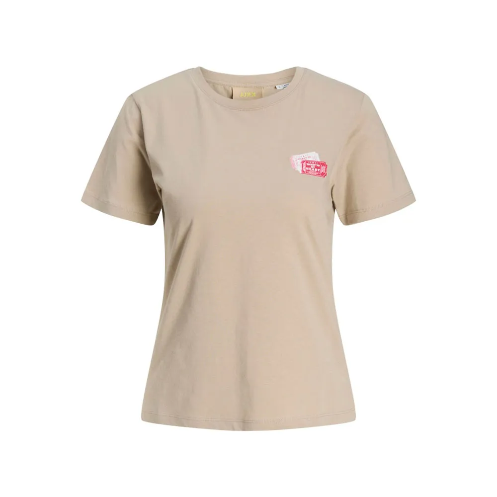 

Футболка с коротким рукавом Jack & Jones Carly Regular Fit JJXX, бежевый