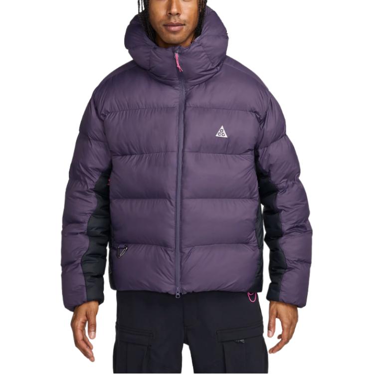 

Куртка мужская Acg Acg 'Lunar Lake' PrimaLoft Therma FIT Adv свободного кроя с капюшоном Nike, темный raisin