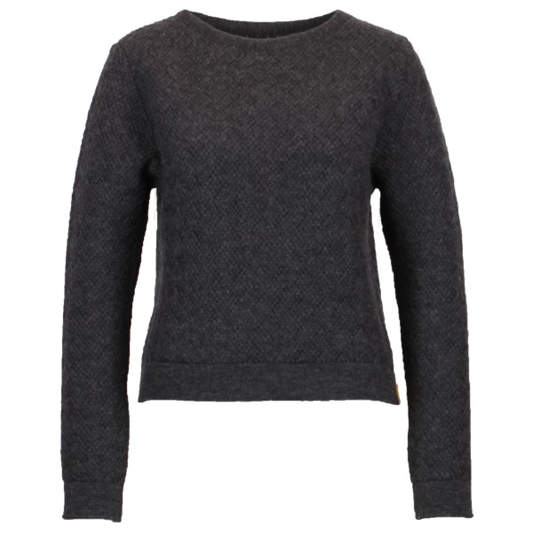 

Женский плетеный свитер - шерстяной свитер Albmerino, Anthracite Mottled