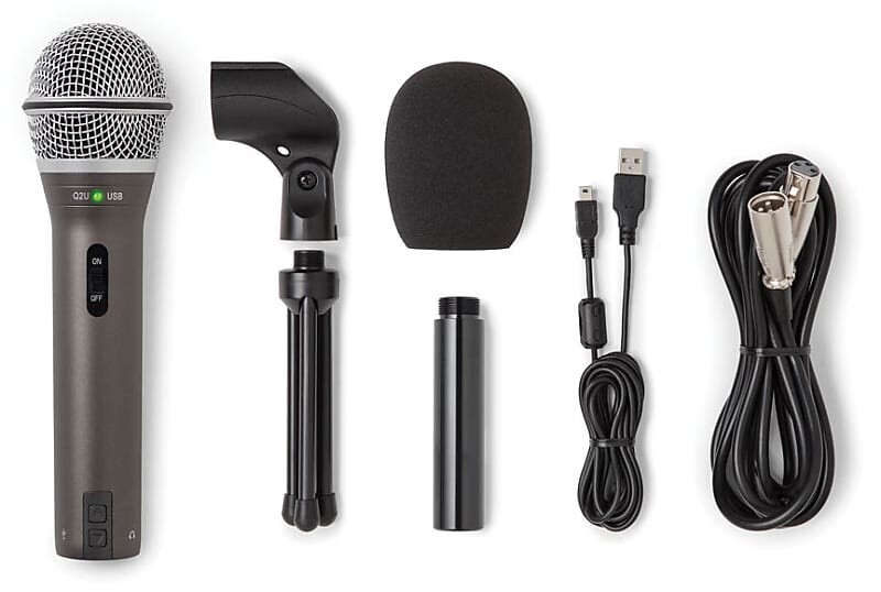 

Микрофон Samson Q2U Recording Pack with USB/XLR Mic and HP20 Headphones