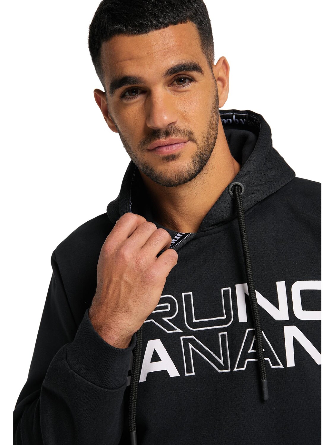 

Толстовка Bruno Banani Hoodie ohne Reißverschluss BROOKS, черный