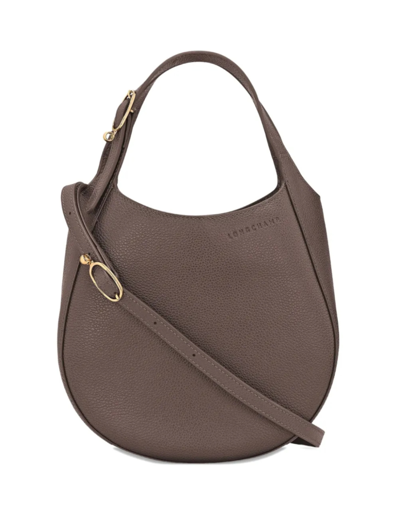 

Кожаная сумка-тоут Longchamp Le Foulonné, коричневый