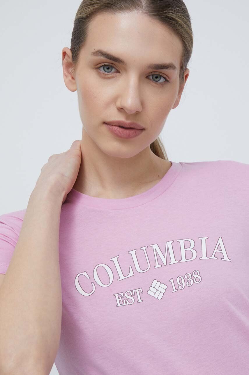 

Трек футболка Columbia, розовый