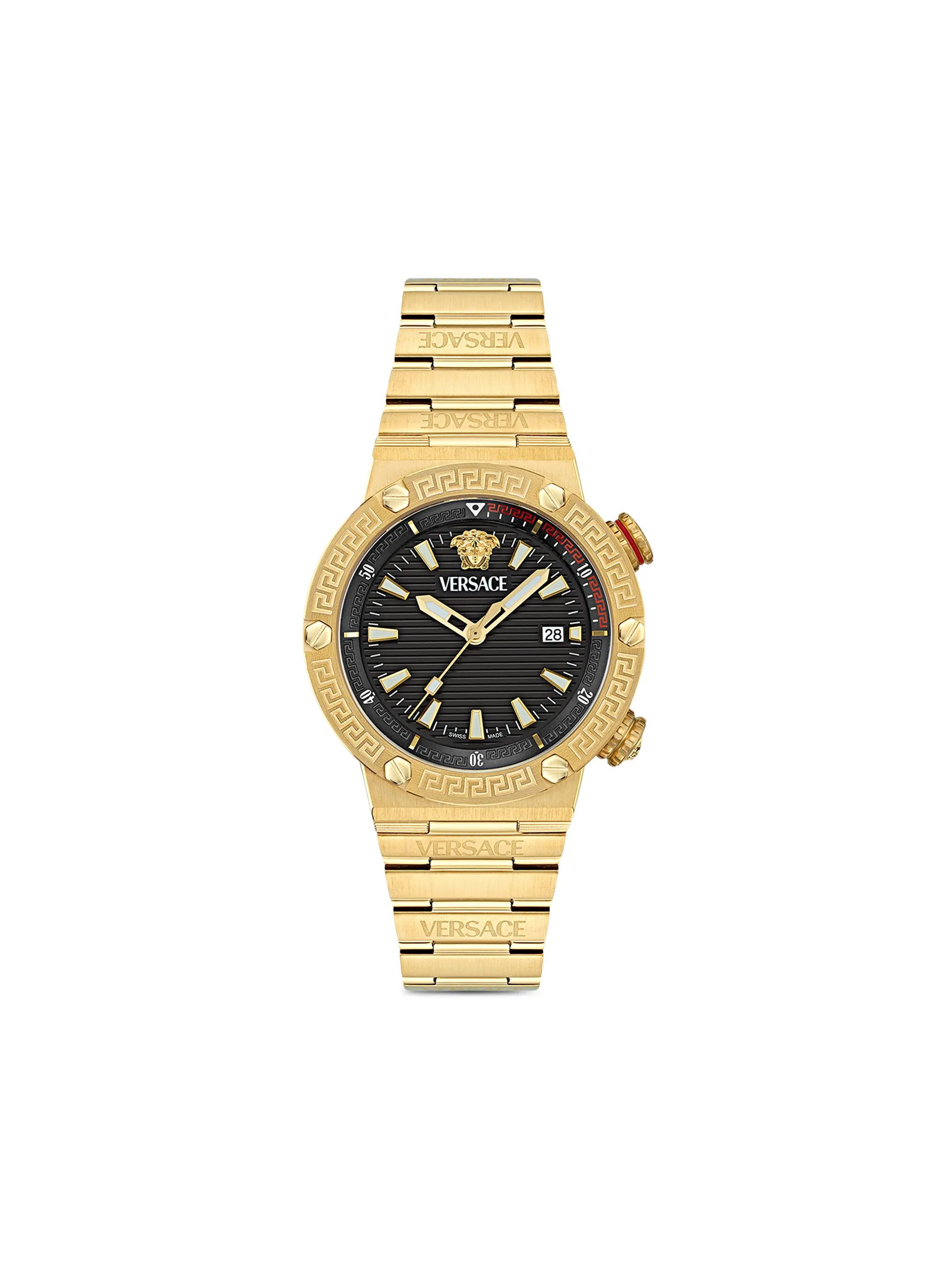 

Наручные часы Greca Logo Diver 43 мм Versace, черный