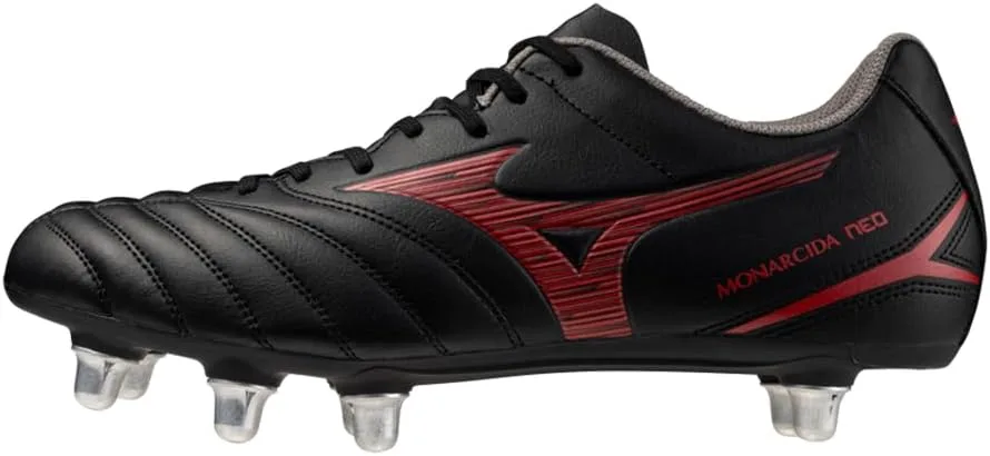 Кроссовки Mizuno Monarcida Neo III Rugby Si, унисекс, для взрослых, черный/красный