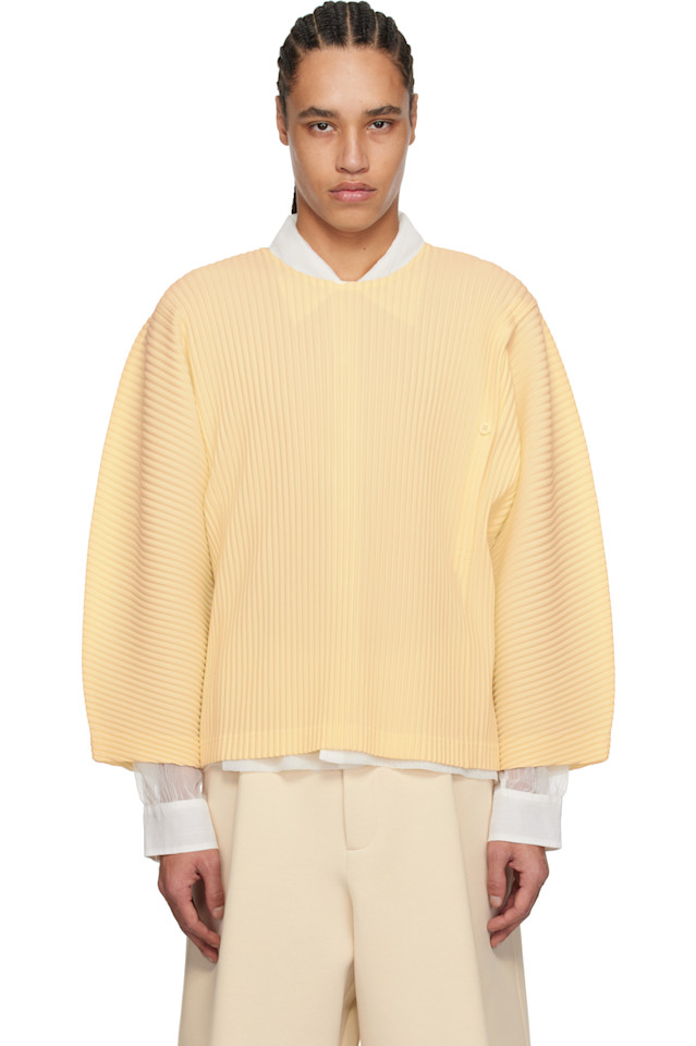 

Футболка Turbine Homme Plissé Issey Miyake, белый