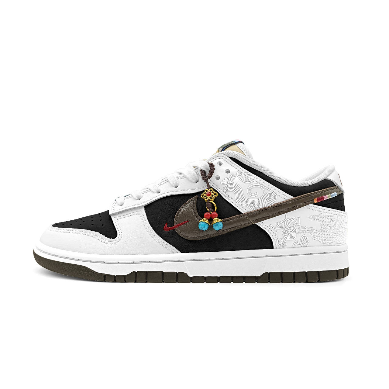 

Nike Низкие скейтбордистские кроссовки Dunk, унисекс, черный, белый, коричневый