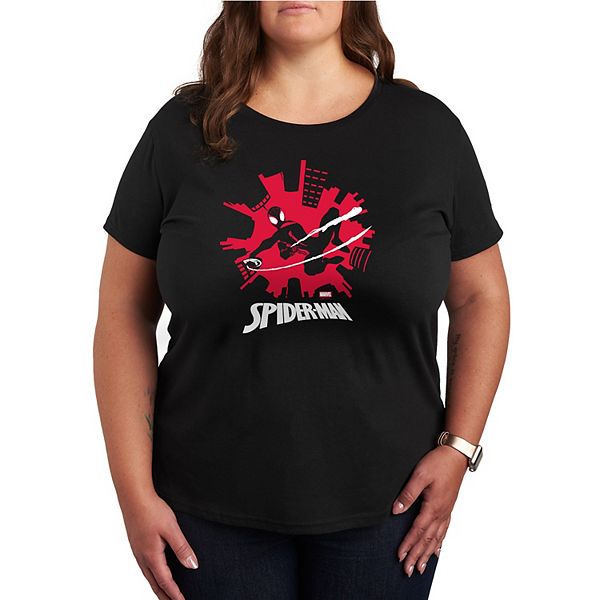 

Футболка с принтом Plus size Spider-Man Miles Morales Skyline Marvel, Black, Черный, Футболка с принтом Plus size Spider-Man Miles Morales Skyline Marvel, Black