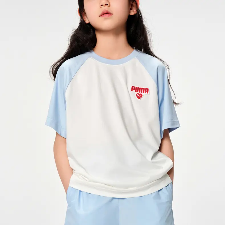 PUMA Футболка Sportstyle Series Denim Light Blue Kids' — фото 3