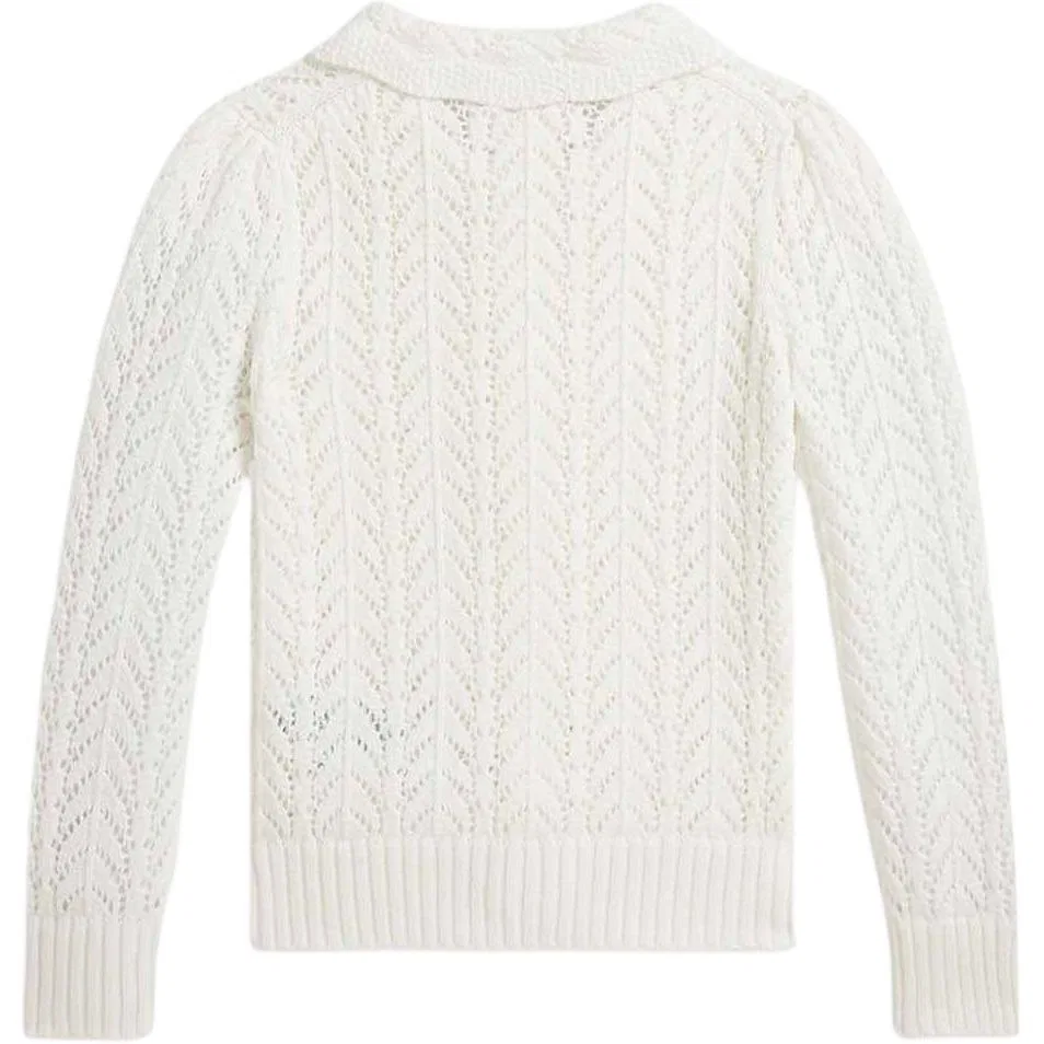 Свитер Polo Ralph Lauren Kids' белый — фото 3