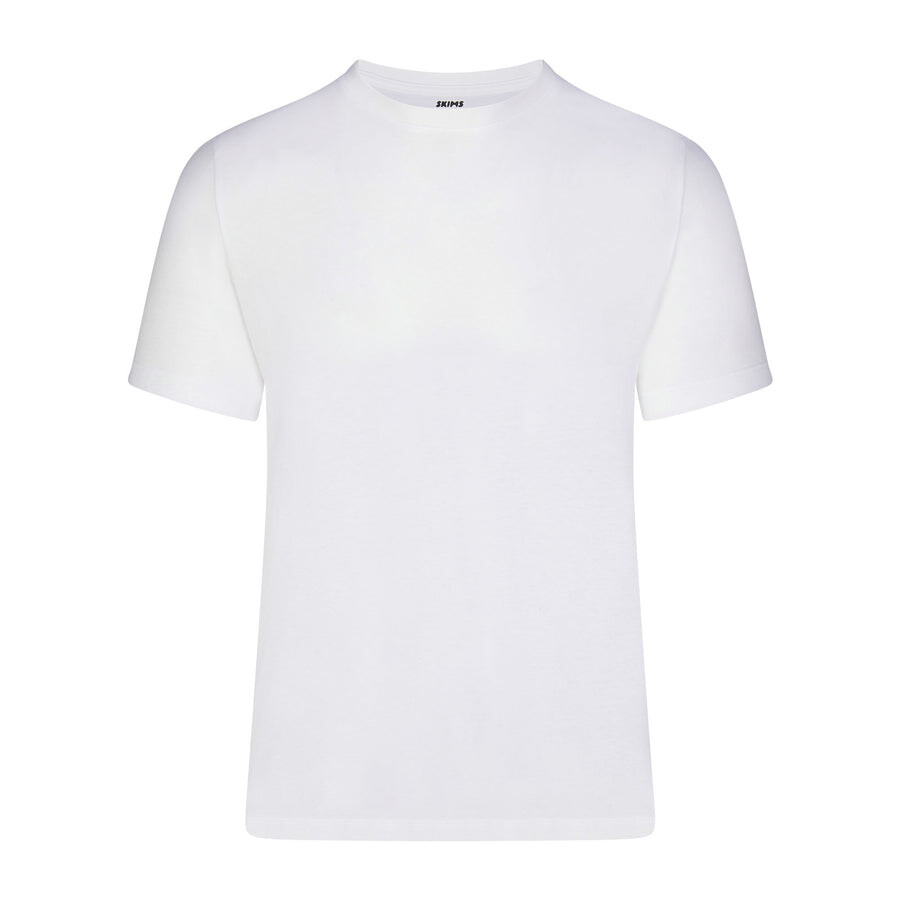 

Мужская классическая футболка SKIMS Skims Cotton, цвет Chalk