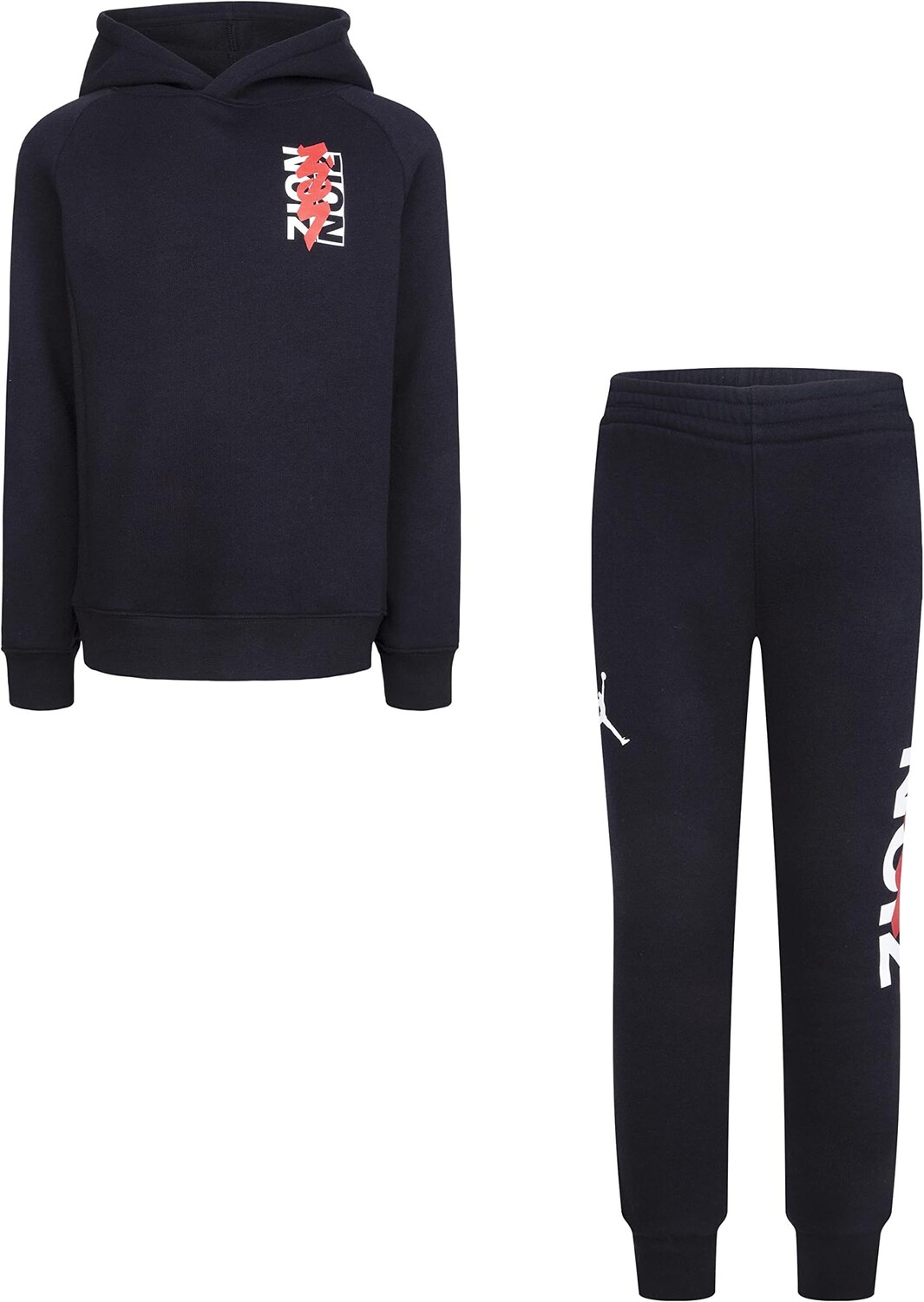 

Детский набор Jordan Zion Hoodie Pullover Set, черный