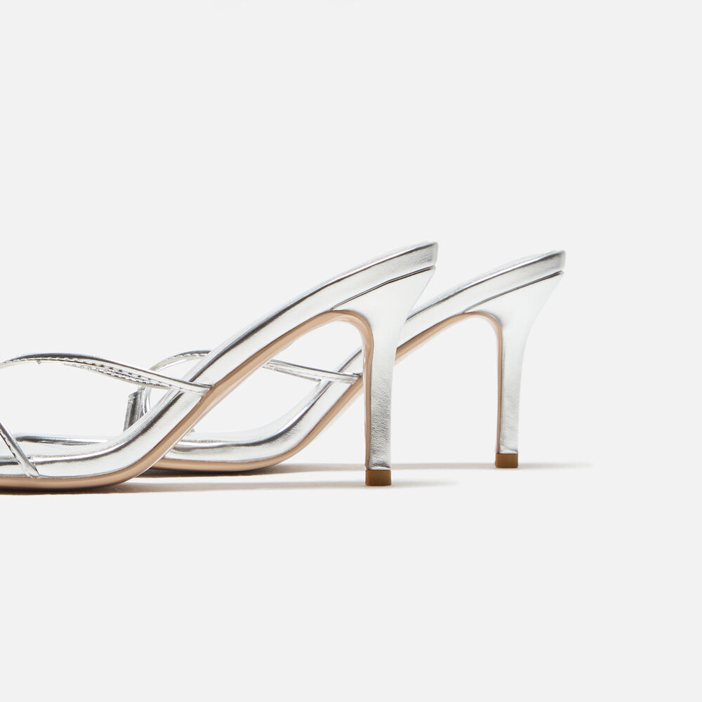 Туфли Femme LA Sicilian Slipper, цвет Platinum — фото 3