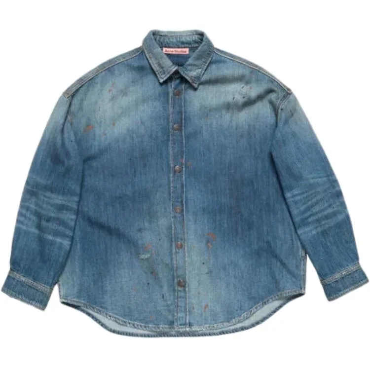 Acne Studios Футболка Unisex Blue Moderate