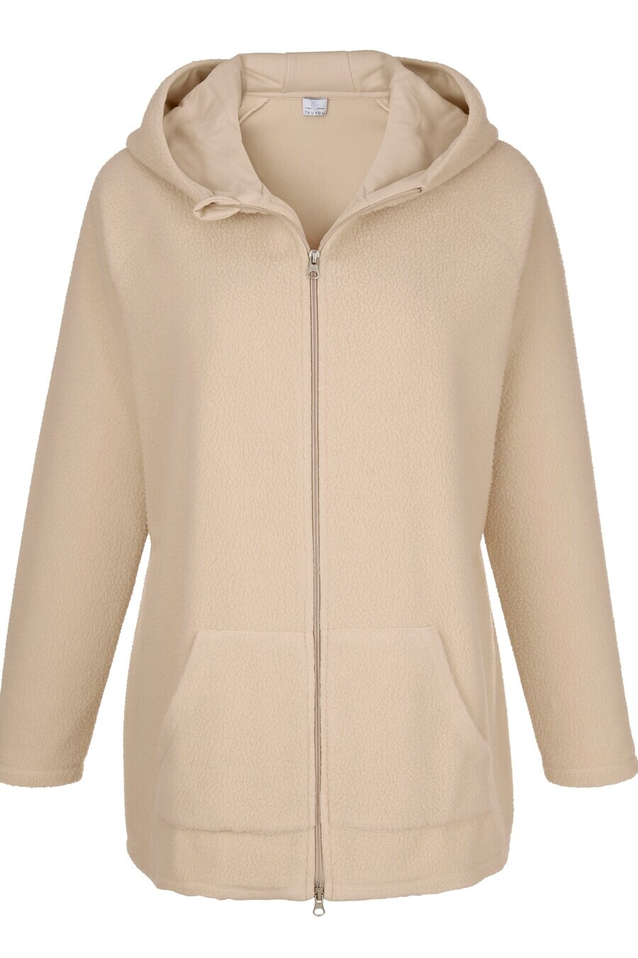 

Толстовка с капюшоном на молнии TruYou Zip-Up Hoodie, песочный