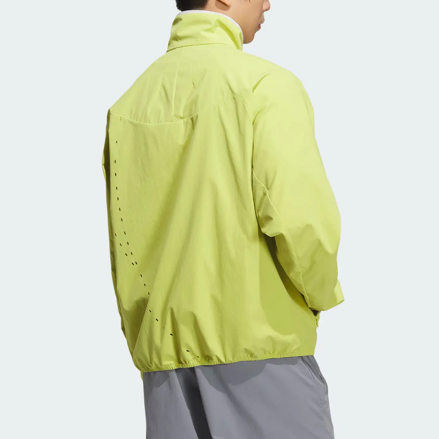 Adidas ФУТУР СТАЙЛ Тканая куртка, Soft Lime Green — фото 3