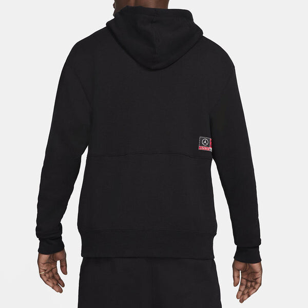 Толстовка Air Jordan Logo Print Basketball Hoodies 'Black', черный — фото 4