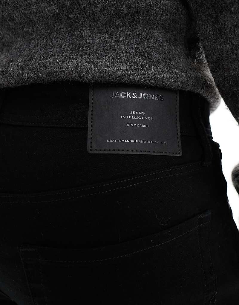 

Jack & Jones – черные брюки с 5 карманами