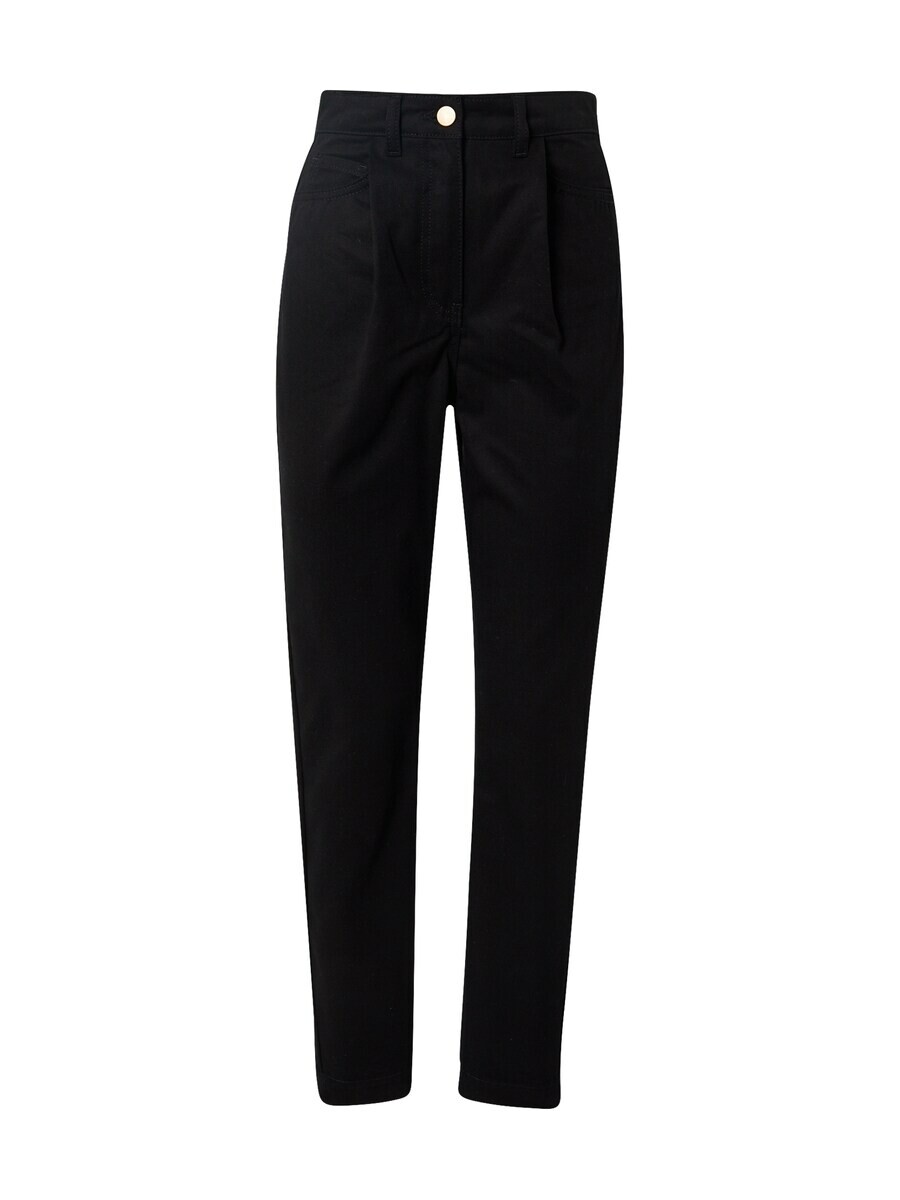 

Джинсы Oasis Tapered Pleated Jeans Rachel Stevens, черный деним