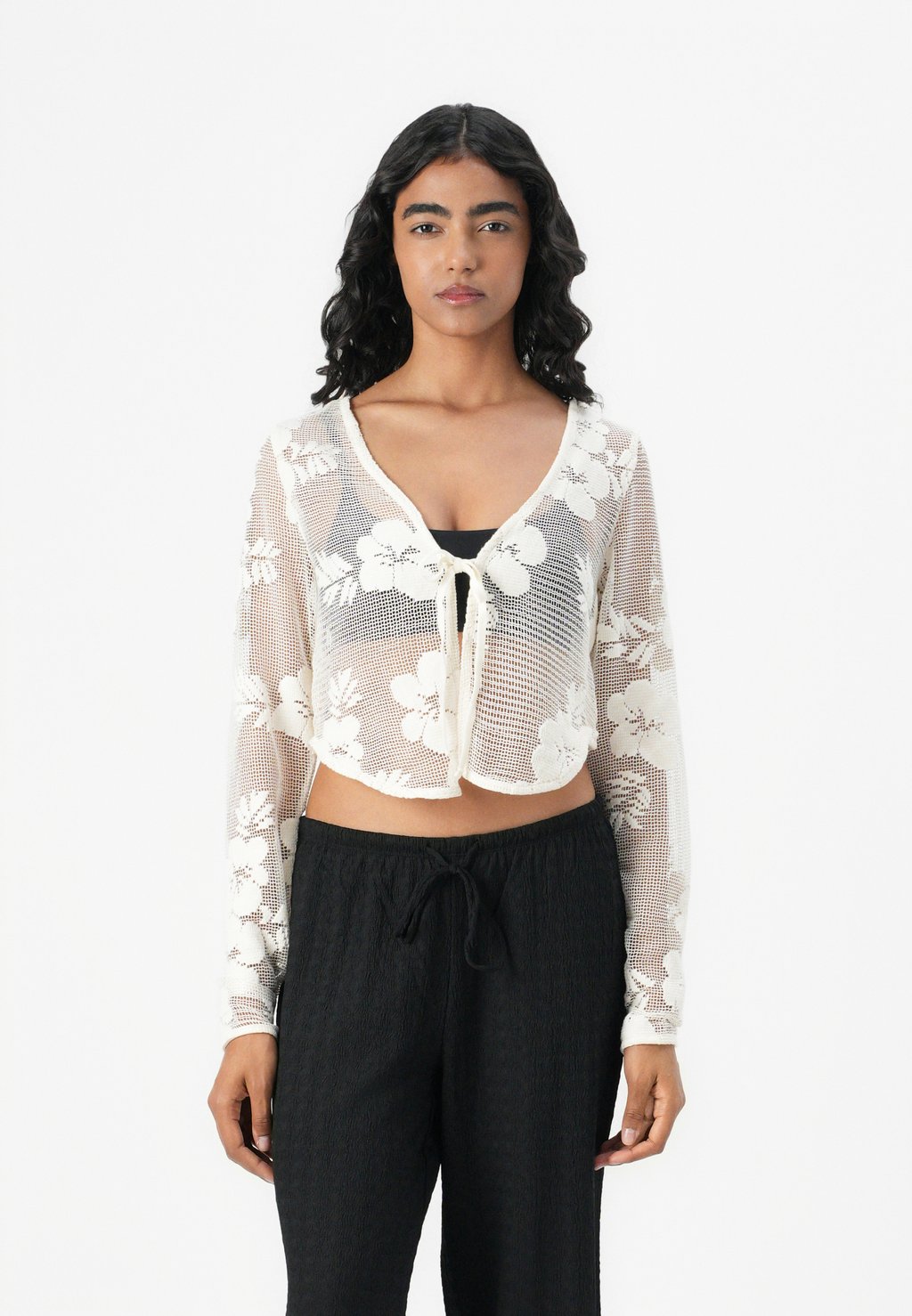 

Кардиган NMKLEA TIE CARDIGAN Noisy May, кремовый