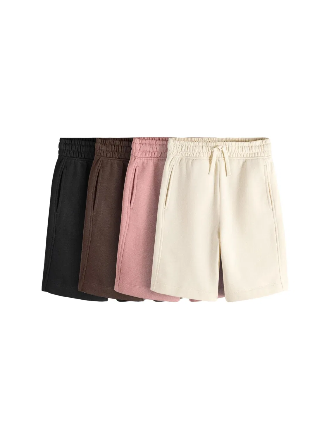 Обычные брюки The Set, Cream/Chocolate/Light Pink/Black