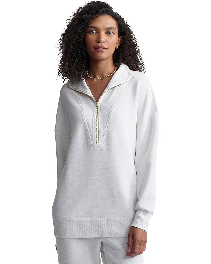 

Толстовка Varley Masie Longline Sweat, цвет Ivory Marl