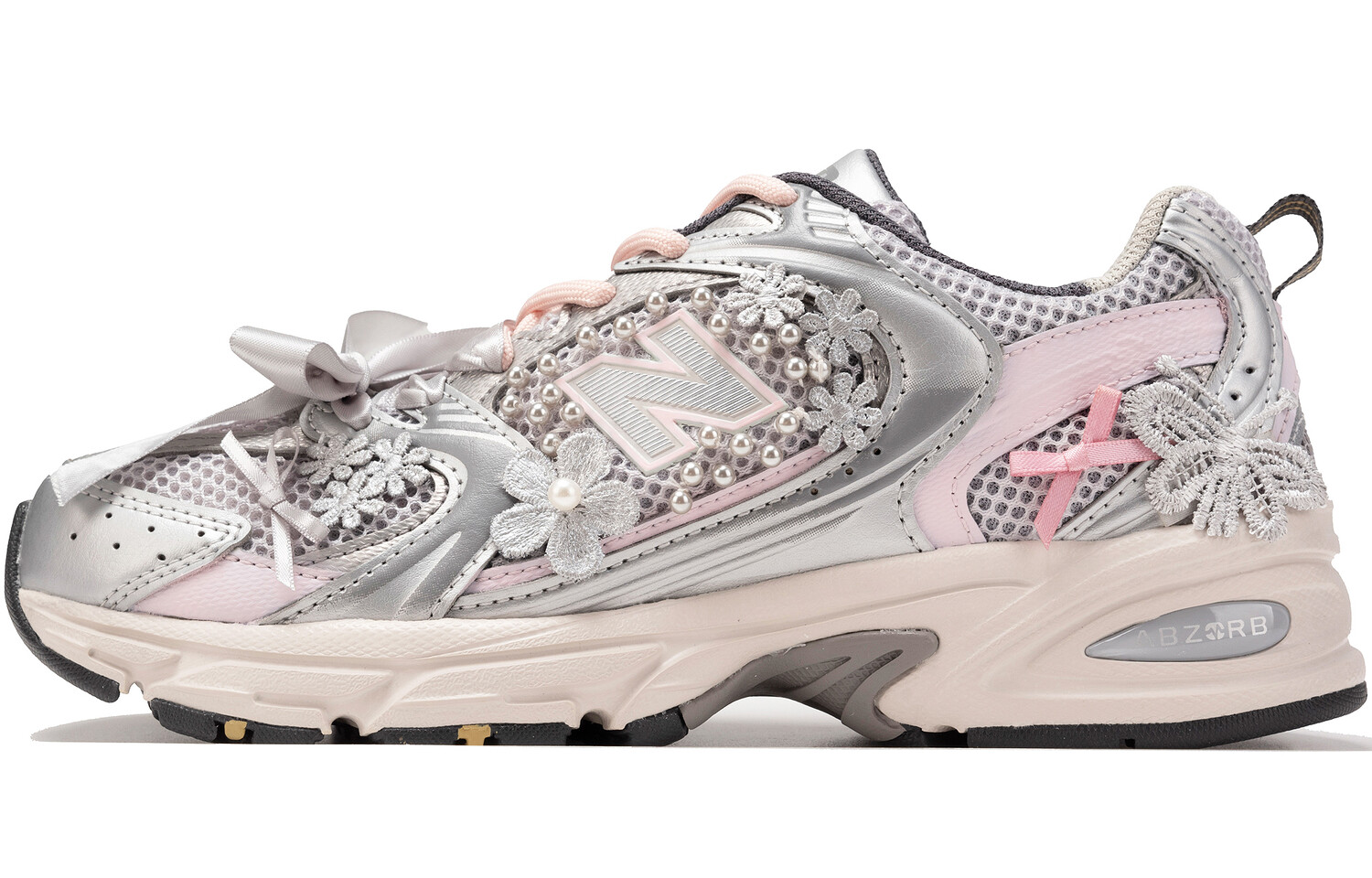 

Кроссовки NB 530 унисекс с низким верхом розового цвета New Balance