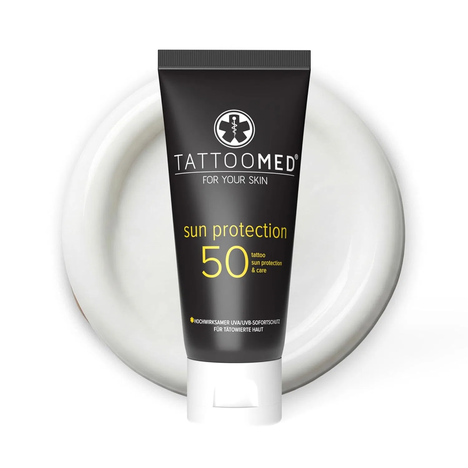 Солнцезащитный крем SPF 50 для татуированной кожи от TattooMed Tattoomed