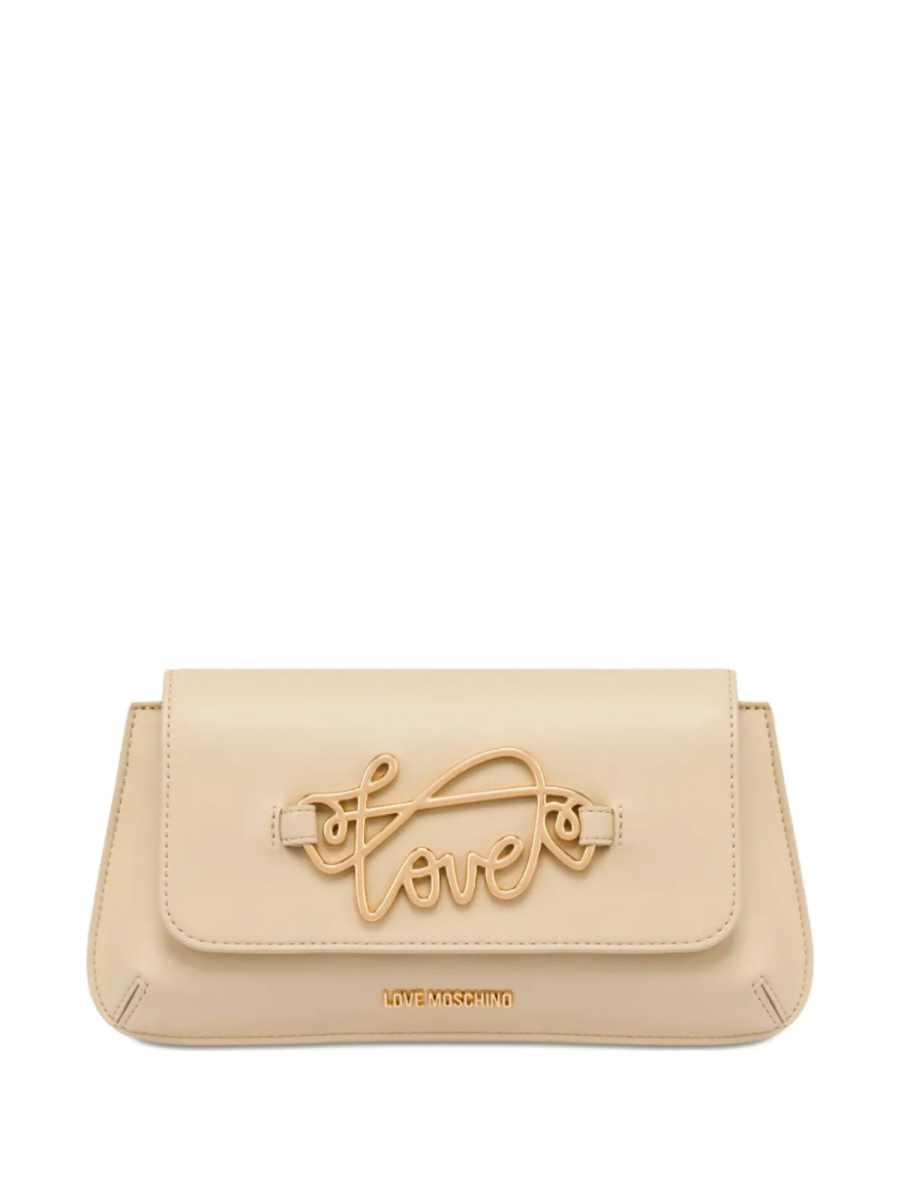 

Сумка-клатч с логотипом Love Moschino, нейтральный