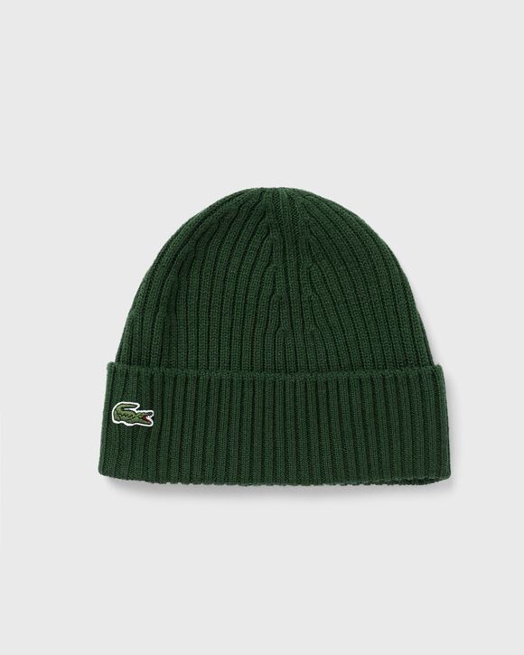 

Шапка Lacoste Knitted Cap, зеленый